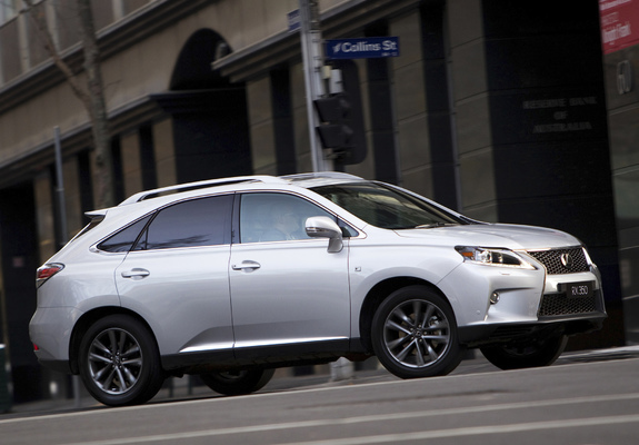 2012 Rx 350 Lexus RX 350 F-Sport AU-spec 2012 wallpapers