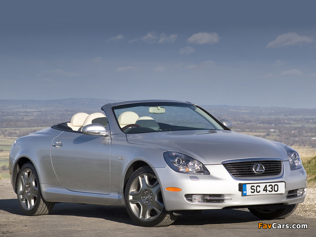 Images of Lexus SC 430 UK-spec 2006–10 (640 x 480)