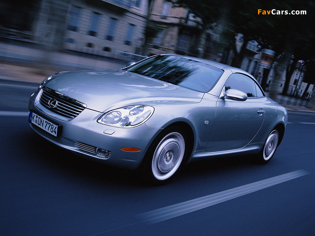 Lexus SC 430 EU-spec 2001–05 photos (640 x 480)