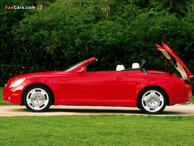 Lexus SC 430 2001–05 pictures (640 x 480)