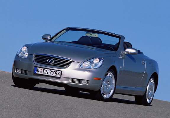 Lexus SC 430 EU-spec 2001–05 pictures