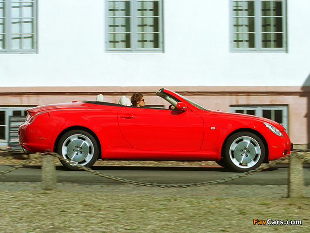 Lexus SC 430 EU-spec 2001–05 wallpapers (640 x 480)