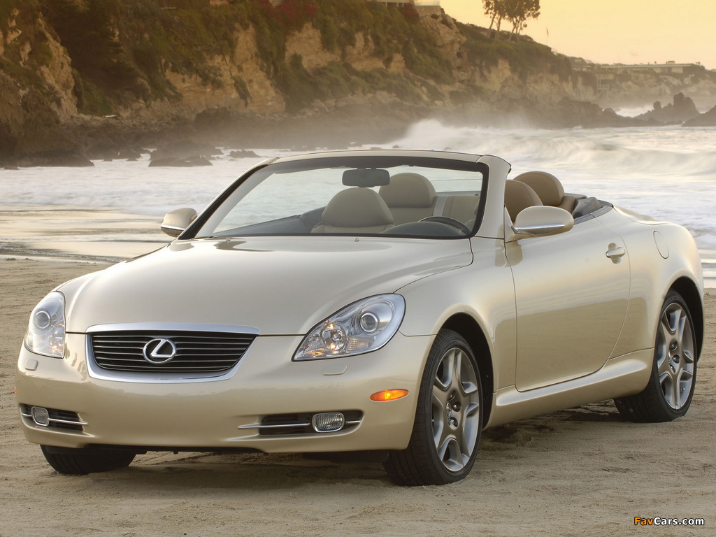 Lexus SC 430 2006–10 wallpapers (1024 x 768)