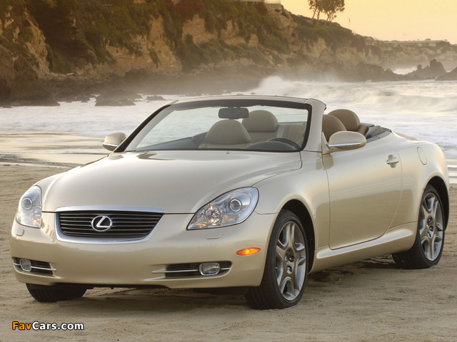 Lexus SC 430 2006–10 wallpapers (640 x 480)