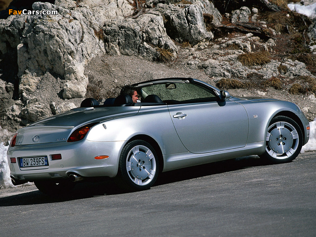 Photos of Lexus SC 430 EU-spec 2001–05 (640 x 480)