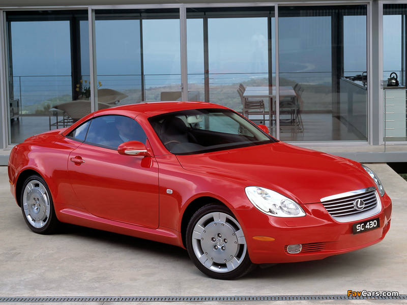 Photos of Lexus SC 430 AU-spec 2001–05 (800 x 600)