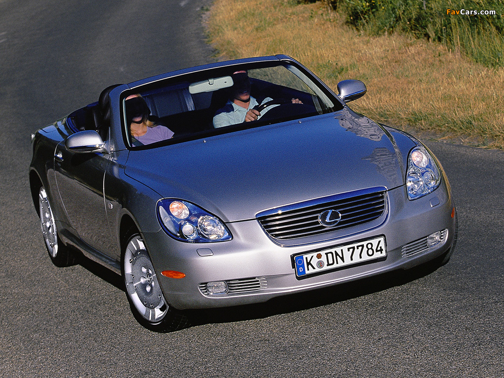 Photos of Lexus SC 430 EU-spec 2001–05 (1024 x 768)