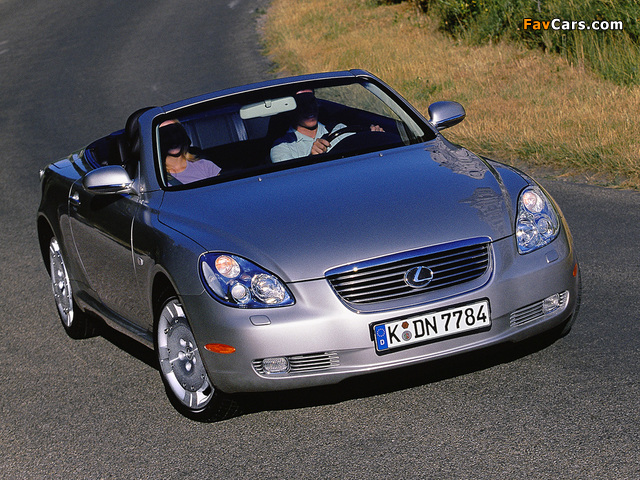 Photos of Lexus SC 430 EU-spec 2001–05 (640 x 480)
