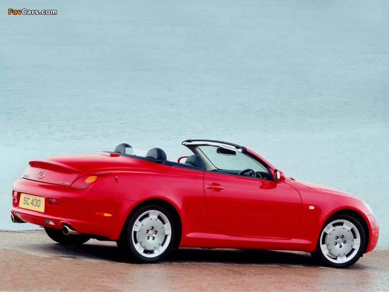 Photos of Lexus SC 430 UK-spec 2001–05 (800 x 600)