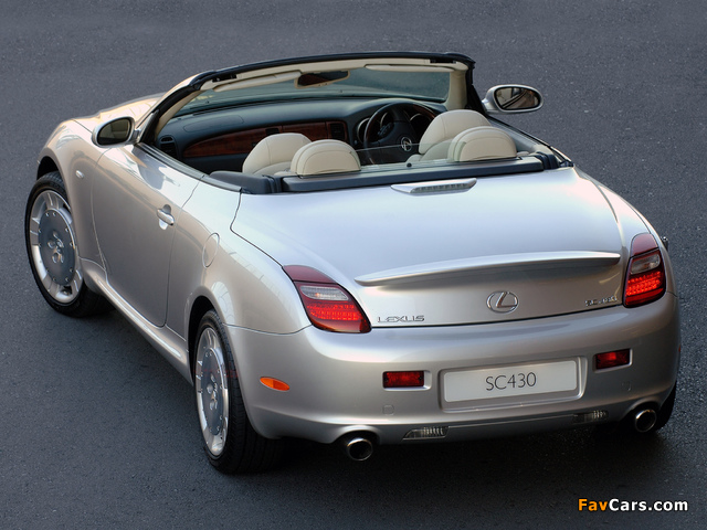 Photos of Lexus SC 430 ZA-spec 2008–10 (640 x 480)