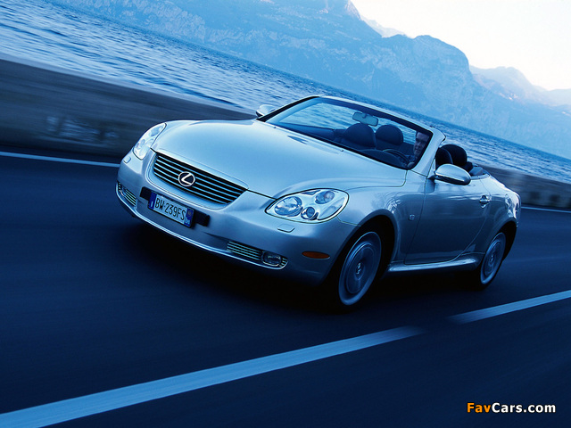 Pictures of Lexus SC 430 EU-spec 2001–05 (640 x 480)