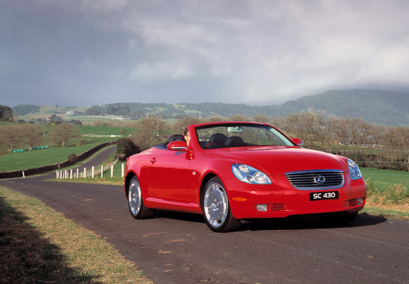 Pictures of Lexus SC 430 AU-spec 2001–05