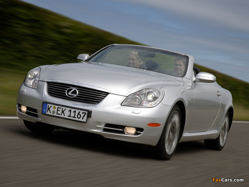 Pictures of Lexus SC 430 EU-spec 2005–10 (800 x 600)