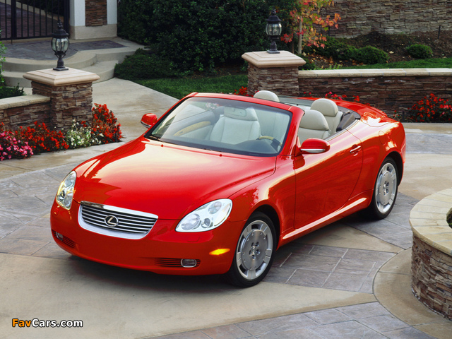 Lexus SC 430 2001–05 wallpapers (640 x 480)