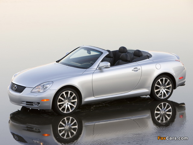 Lexus SC 430 2006–10 wallpapers (640 x 480)