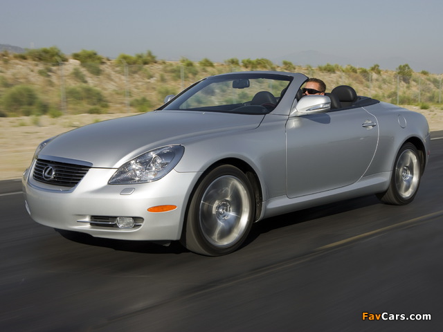 Lexus SC 430 2006–10 wallpapers (640 x 480)