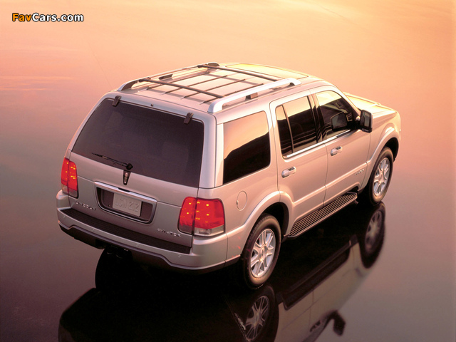 Lincoln Aviator 2002–05 wallpapers (640 x 480)