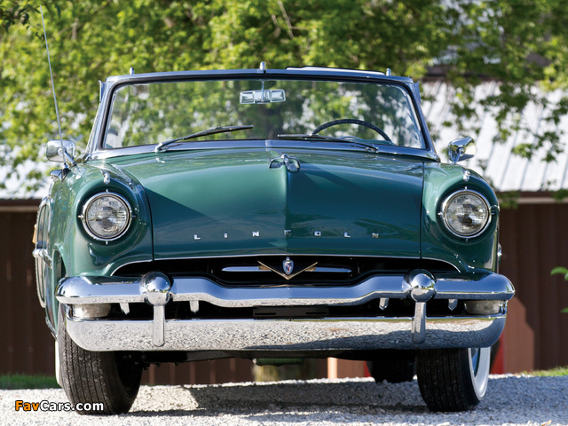 Images of Lincoln Capri Special Custom Convertible (76A) 1953 (640 x 480)