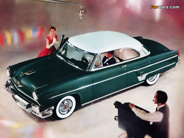 Images of Lincoln Capri Special Custom Hardtop Coupe (60A) 1954 (640 x 480)