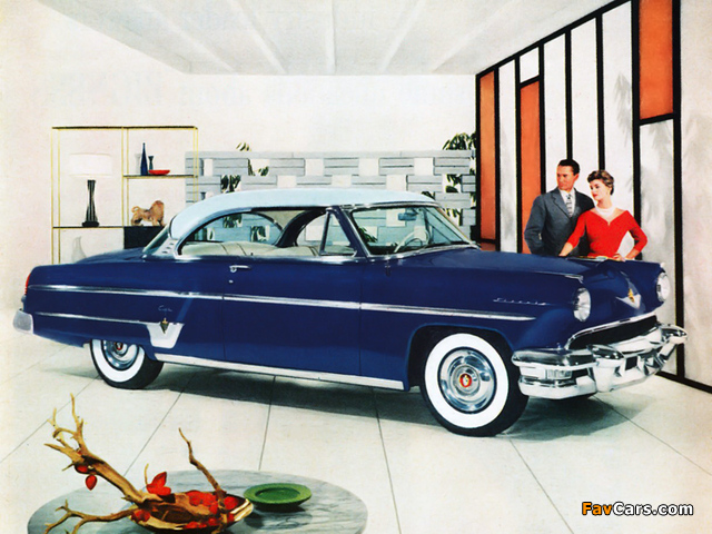 Lincoln Capri Special Custom Hardtop Coupe (60A) 1954 wallpapers (640 x 480)