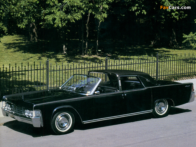 Lincoln Continental Town Brougham Show Car 1965 wallpapers (640 x 480)