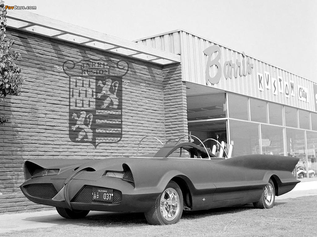 Lincoln Futura Batmobile by Fiberglass Freaks 1966 wallpapers (1024 x 768)
