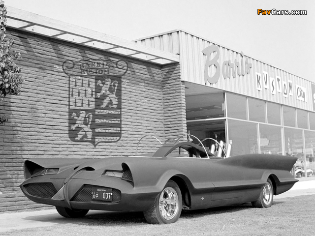 Lincoln Futura Batmobile by Fiberglass Freaks 1966 wallpapers (640 x 480)