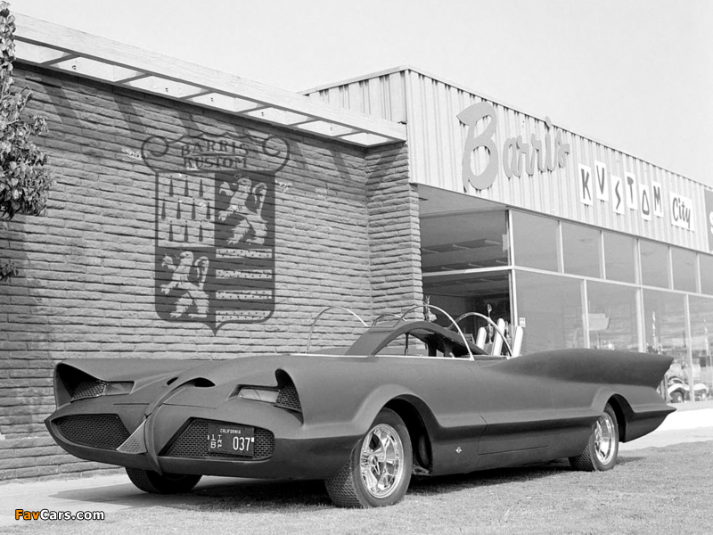 Lincoln Futura Batmobile by Fiberglass Freaks 1966 wallpapers (800 x 600)