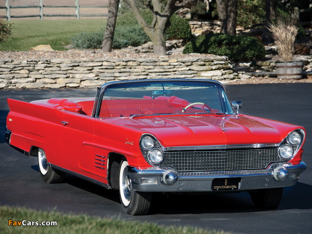 Images of Lincoln Continental Mark V Convertible (68A) 1960 (640 x 480)