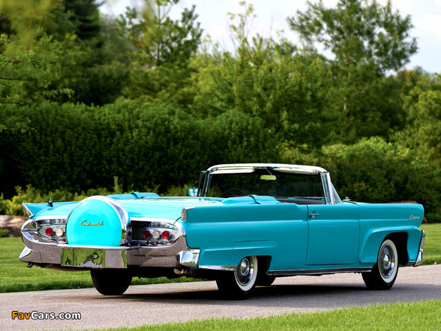 Lincoln Continental Mark III Convertible 1958 images (640 x 480)