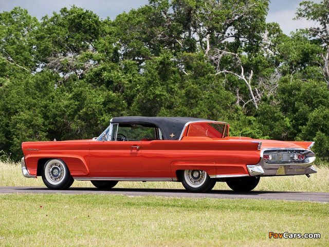 Lincoln Continental Mark III Convertible 1958 pictures (640 x 480)