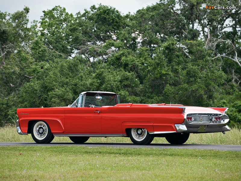 Lincoln Continental Mark III Convertible 1958 pictures (800 x 600)