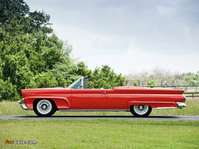 Lincoln Continental Mark III Convertible 1958 wallpapers (640 x 480)