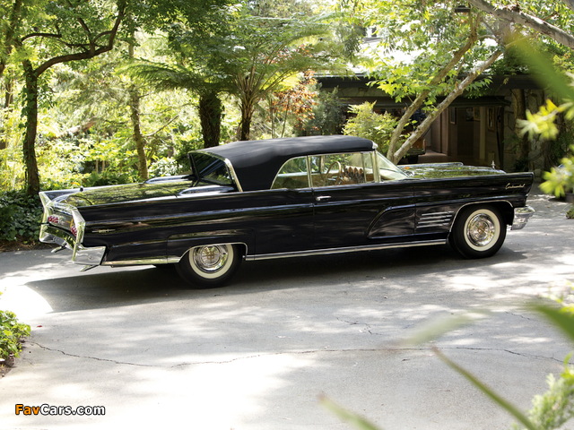 Lincoln Continental Mark V Convertible (68A) 1960 images (640 x 480)