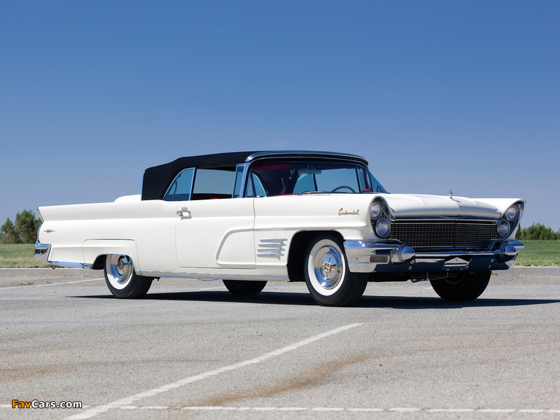 Lincoln Continental Mark V Convertible (68A) 1960 pictures (800 x 600)