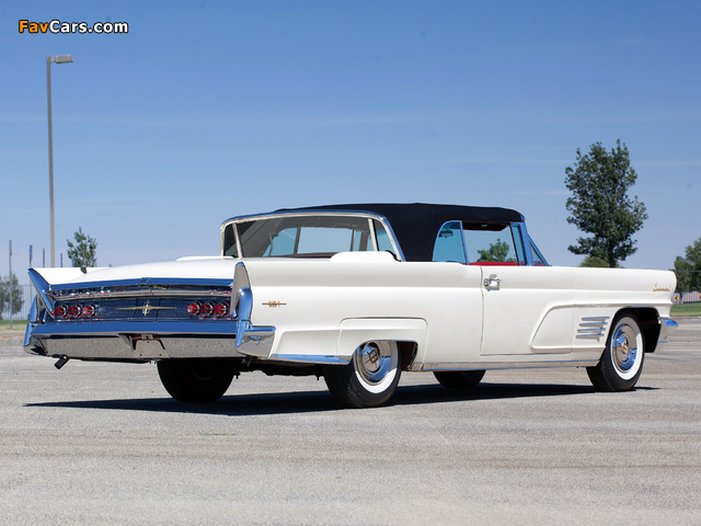 Lincoln Continental Mark V Convertible (68A) 1960 wallpapers (640 x 480)