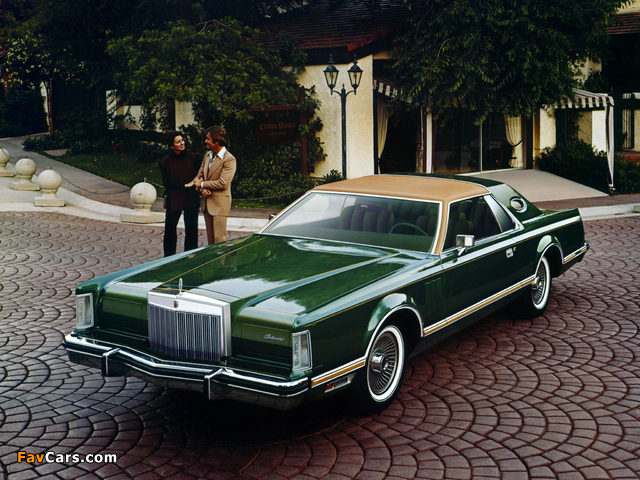 Lincoln Continental Mark V Givenchy Edition 1977 pictures (640 x 480)