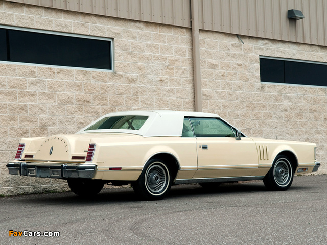 Lincoln Continental Mark V Carriage Roof 1977–79 wallpapers (640 x 480)