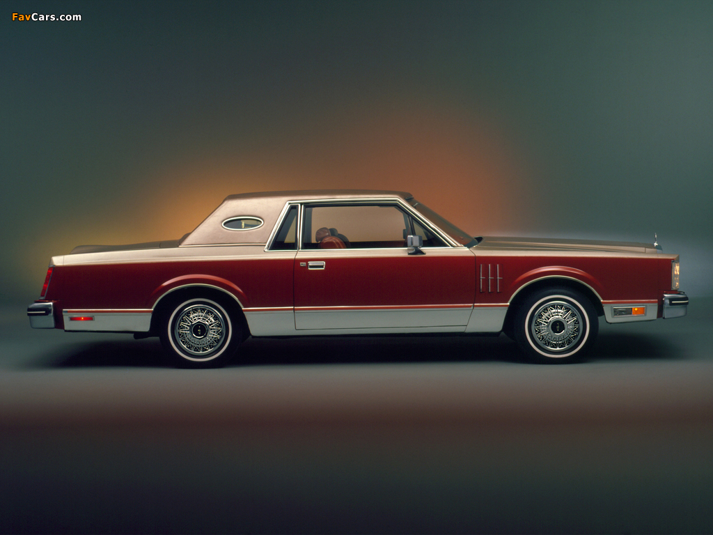 Lincoln Continental Mark VI Givenchy Edition Coupe 1980 wallpapers (1024 x 768)