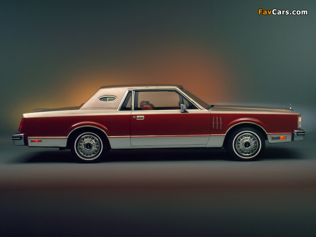 Lincoln Continental Mark VI Givenchy Edition Coupe 1980 wallpapers (640 x 480)
