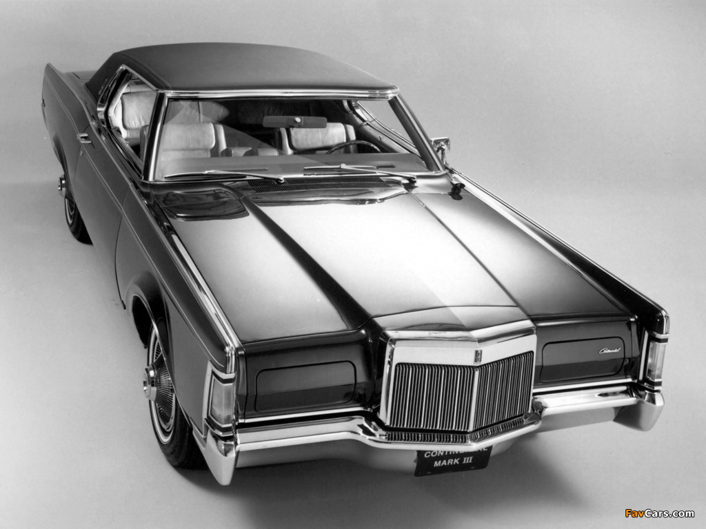 Lincoln Continental Mark III 1968–71 photos (1024 x 768)