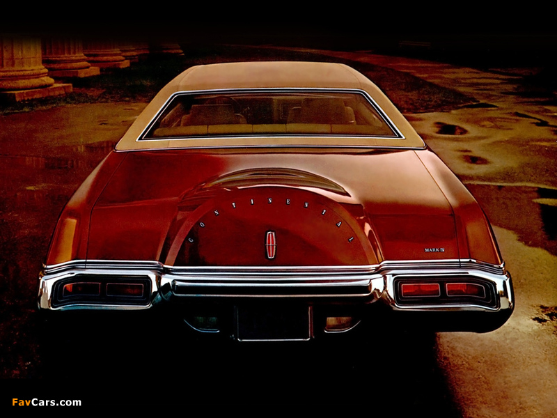 Lincoln Continental Mark IV 1972 pictures (800 x 600)