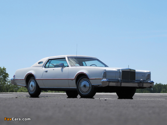 Lincoln Continental Mark IV Lipstick & White Luxury Group 1975–76 images (640 x 480)