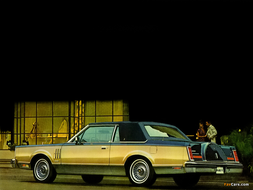 Lincoln Continental Mark VI Bill Blass Edition Coupe 1981 pictures (1024 x 768)