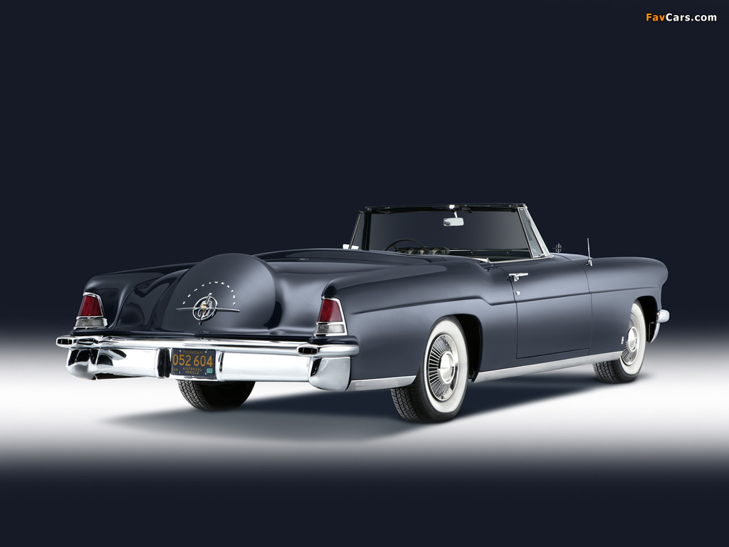 Lincoln Continental Mark II Convertible 1956–57 wallpapers (1024 x 768)