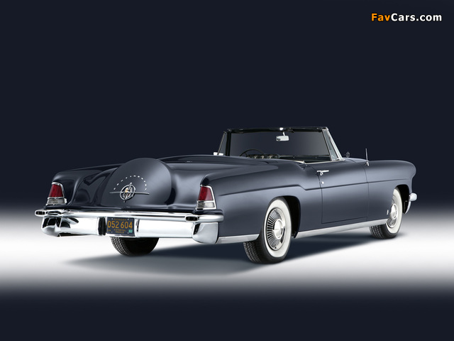 Lincoln Continental Mark II Convertible 1956–57 wallpapers (640 x 480)
