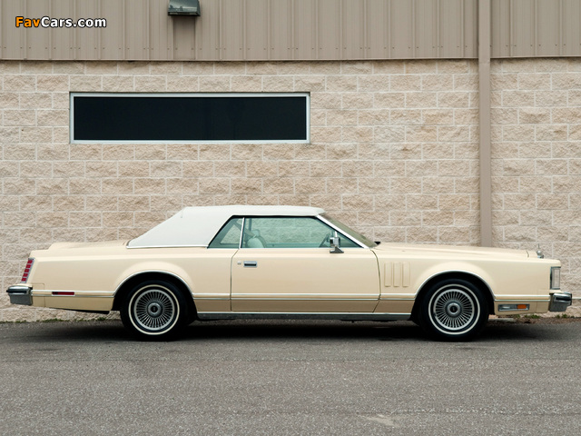 Lincoln Continental Mark V Carriage Roof 1977–79 wallpapers (640 x 480)