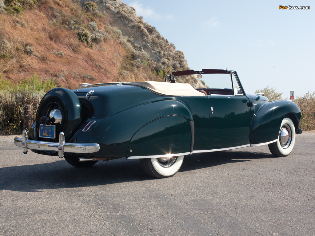 Images of Lincoln Zephyr Continental Cabriolet 1939–40 (1024 x 768)