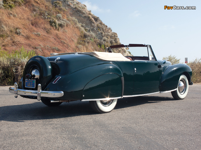 Images of Lincoln Zephyr Continental Cabriolet 1939–40 (640 x 480)
