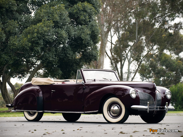 Images of Lincoln Zephyr Continental Cabriolet 1939–40 (640 x 480)